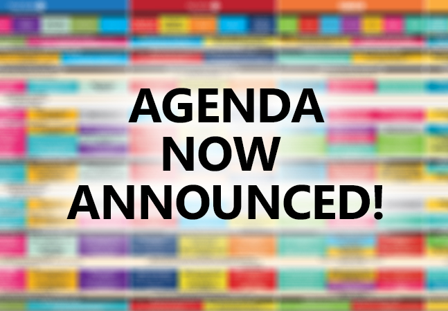 Agenda Now Announced